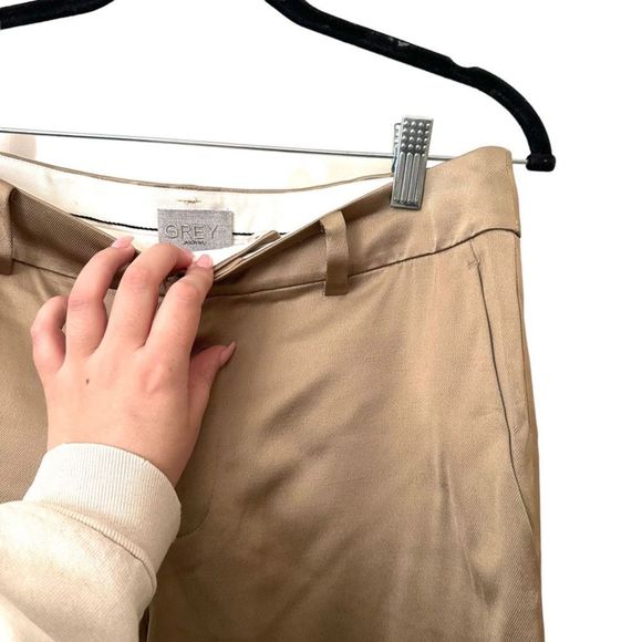 GREY JASON WU Ankle Length Gold Trouser NWOT‎ Sz 4 - Picture 4 of 4